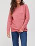  image of v-by-very-knitted-pocket-rib-detail-jumper-rose