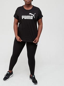 Puma Essential Logo T-Shirt Plus - Black