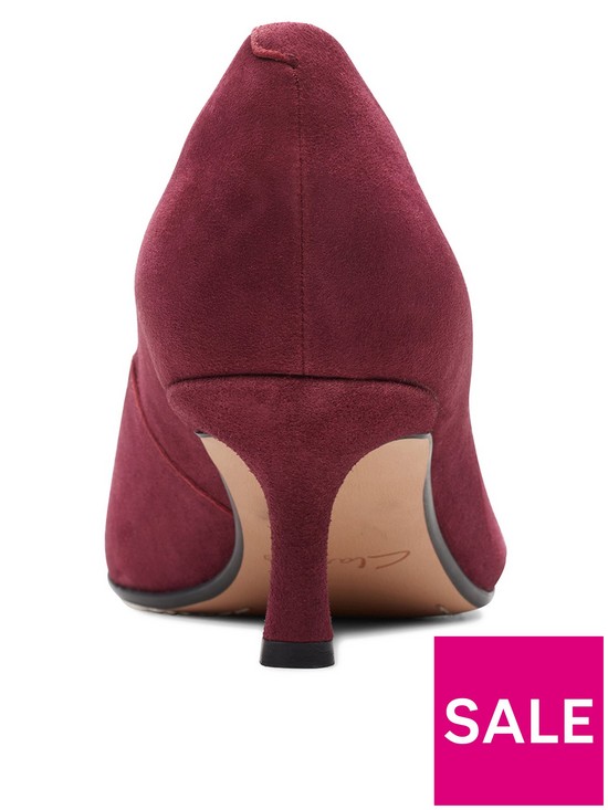 stillFront image of clarks-wide-fit-violet55-heeled-court-shoe-winenbsp