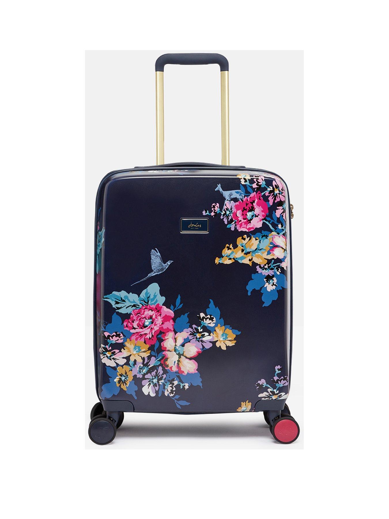 Joules CAMBRIDGE FLORAL CABIN TROLLEY SUITCASE | very.co.uk