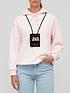 kenzo-mini-logo-oversized-hoodie-pinkfront