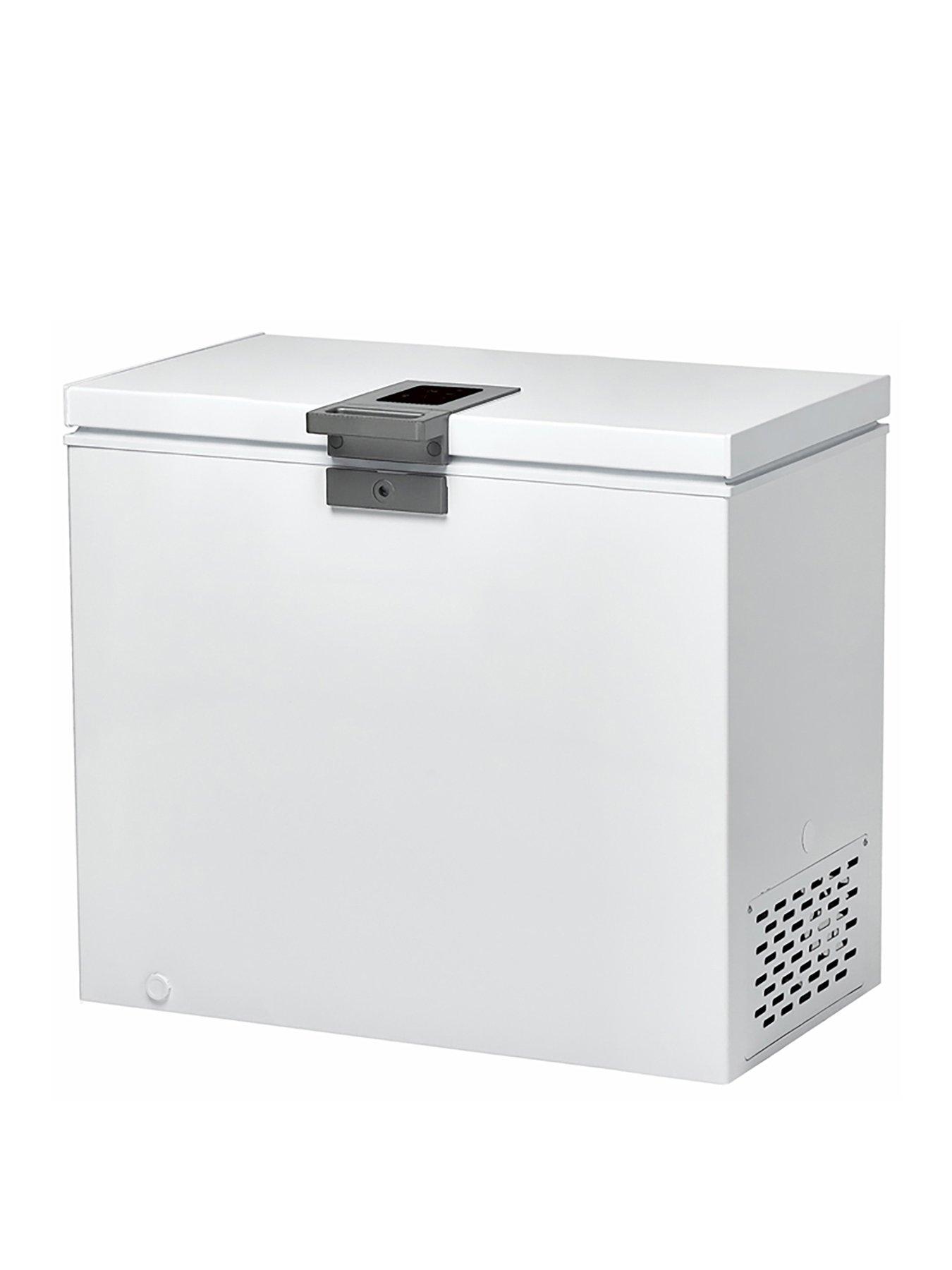 Product photograph of Hoover Hmch 152 El 152-litre Chest Freezer - White from very.co.uk