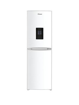 Candy CHCS 517FWWDK 55cm Low Frost Freestanding Fridge Freezer, Water dispenser White