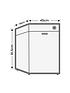  image of hoover-hdph-2d1049w-freestanding-slimline-10-place-dishwasher-white