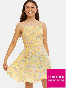 new-look-915-alyssa-floral-strappy-frill-dress-print