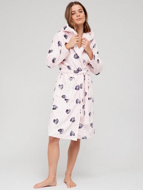 v-by-very-hooded-foil-heart-print-dressing-gown-pinknbsp
