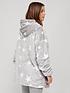 image of v-by-very-oversized-fleece-snuggle-hoodie-star-print