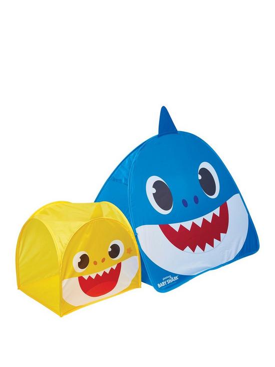 front image of baby-shark-pop-up-play-tent-amp-tunnel