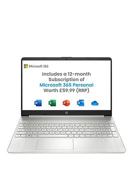 HP 15s-fq2024na 15.6" Laptop includes Microsoft 365 Personal 12-month subscription - Silver
