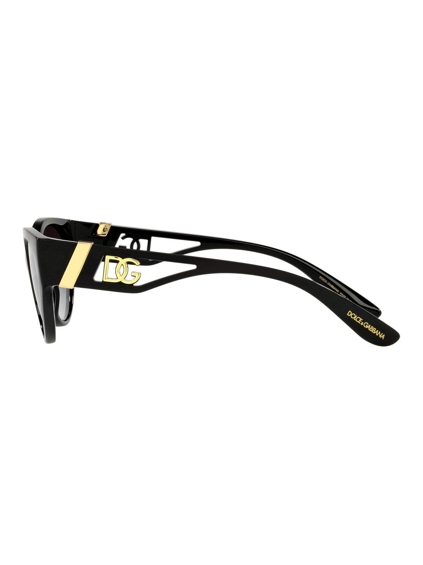 Dolce and gabbana discount sunglasses black and gold