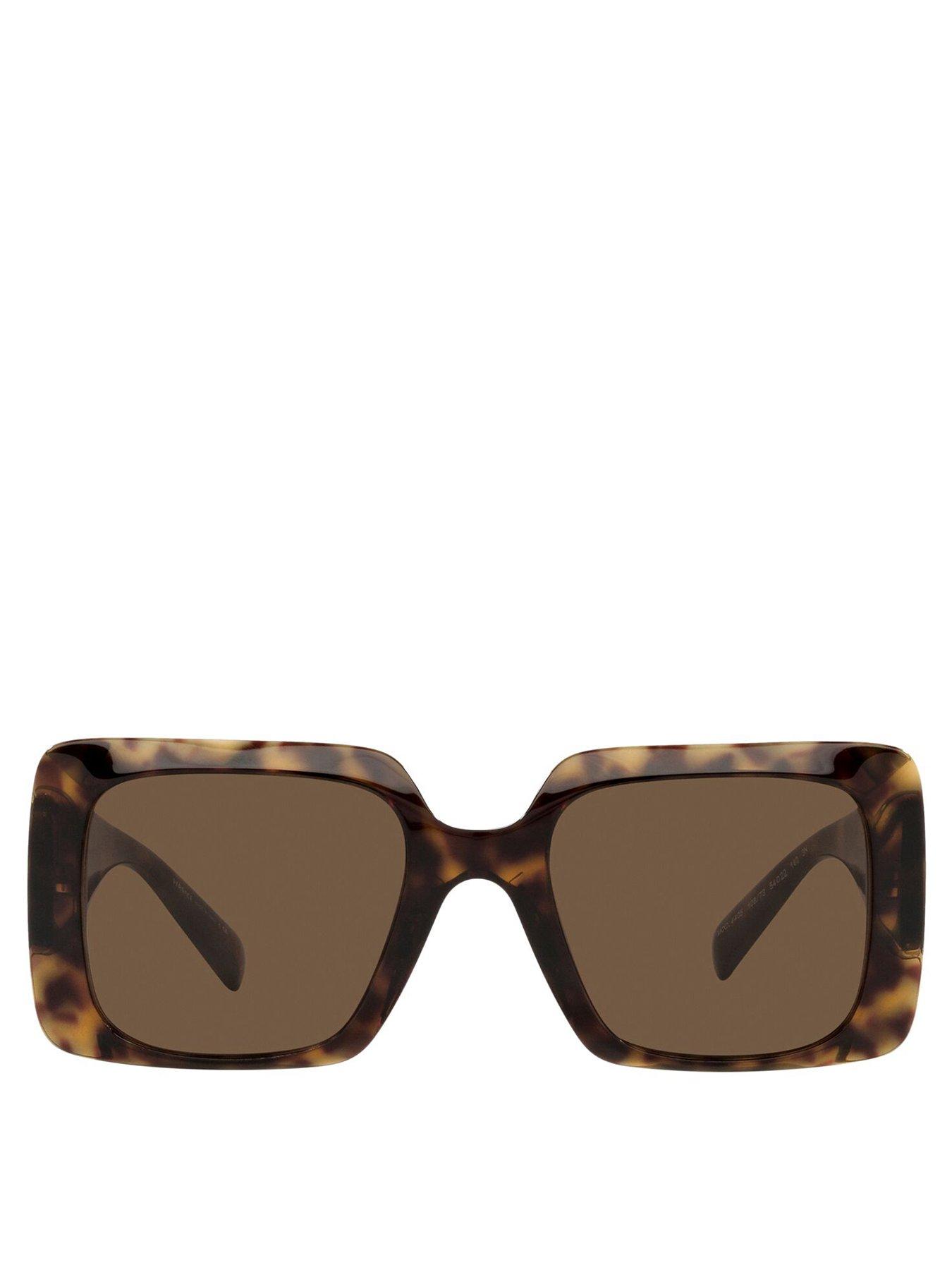 Image 3 of 3 of VERSACE Square Sunglasses - Havana