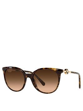 Versace VE4404 108/74 Havana/Brown Gradient Round Sunglasses