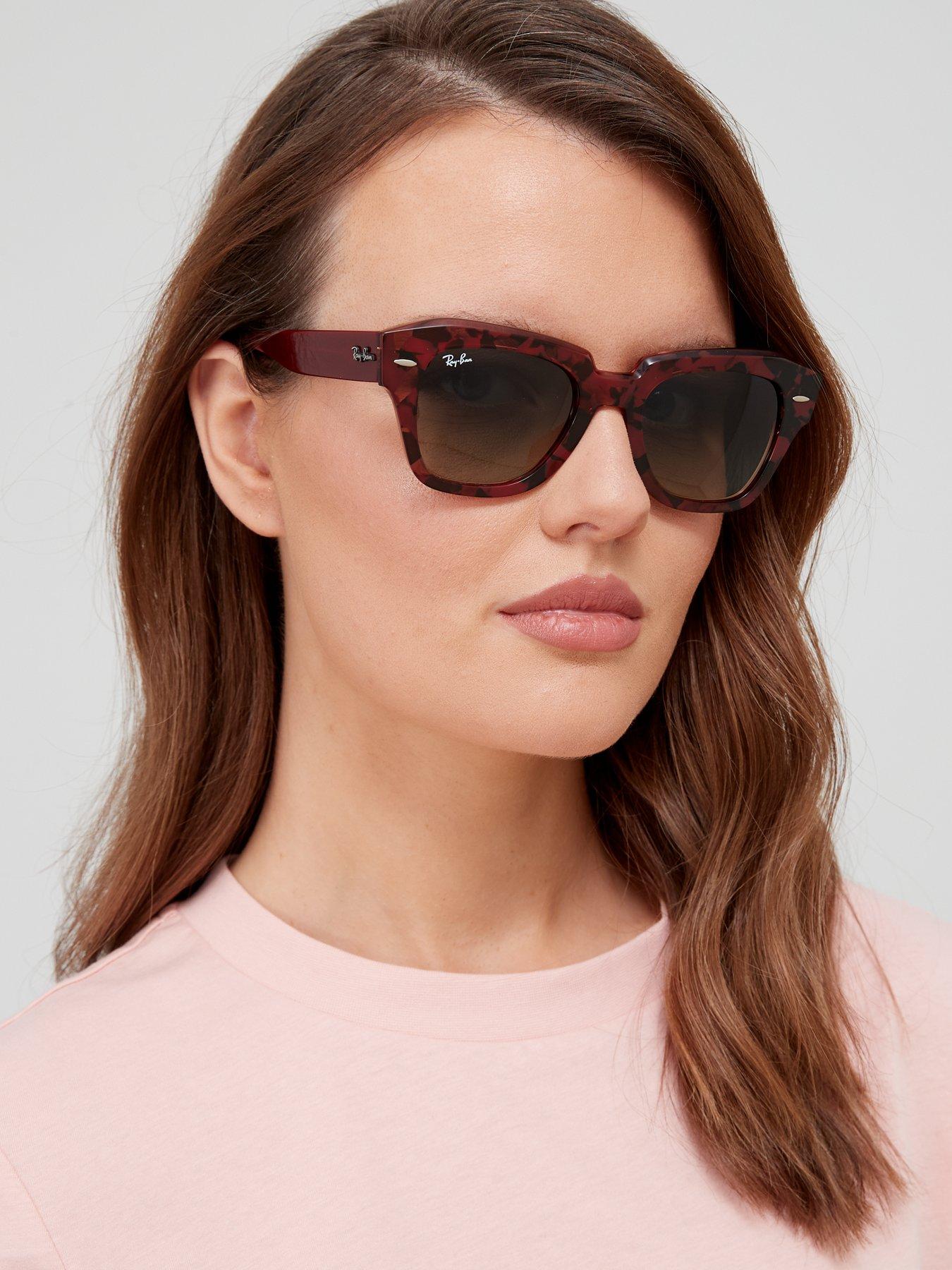 Ray-Ban State Street Sunglasses - Purple 