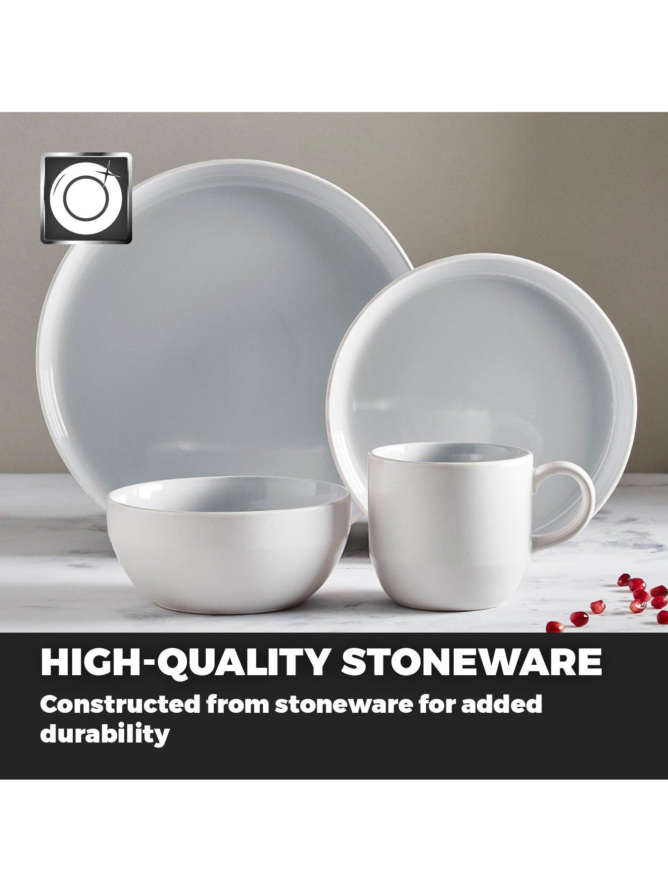 Image 5 of 6 of Tower Oslo Cloud Grey 16-Piece Dinner Set