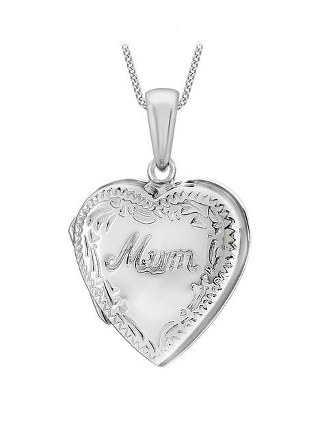 the-love-silver-collection-sterling-silver-20mm-x-28mm-mum-heart-locket