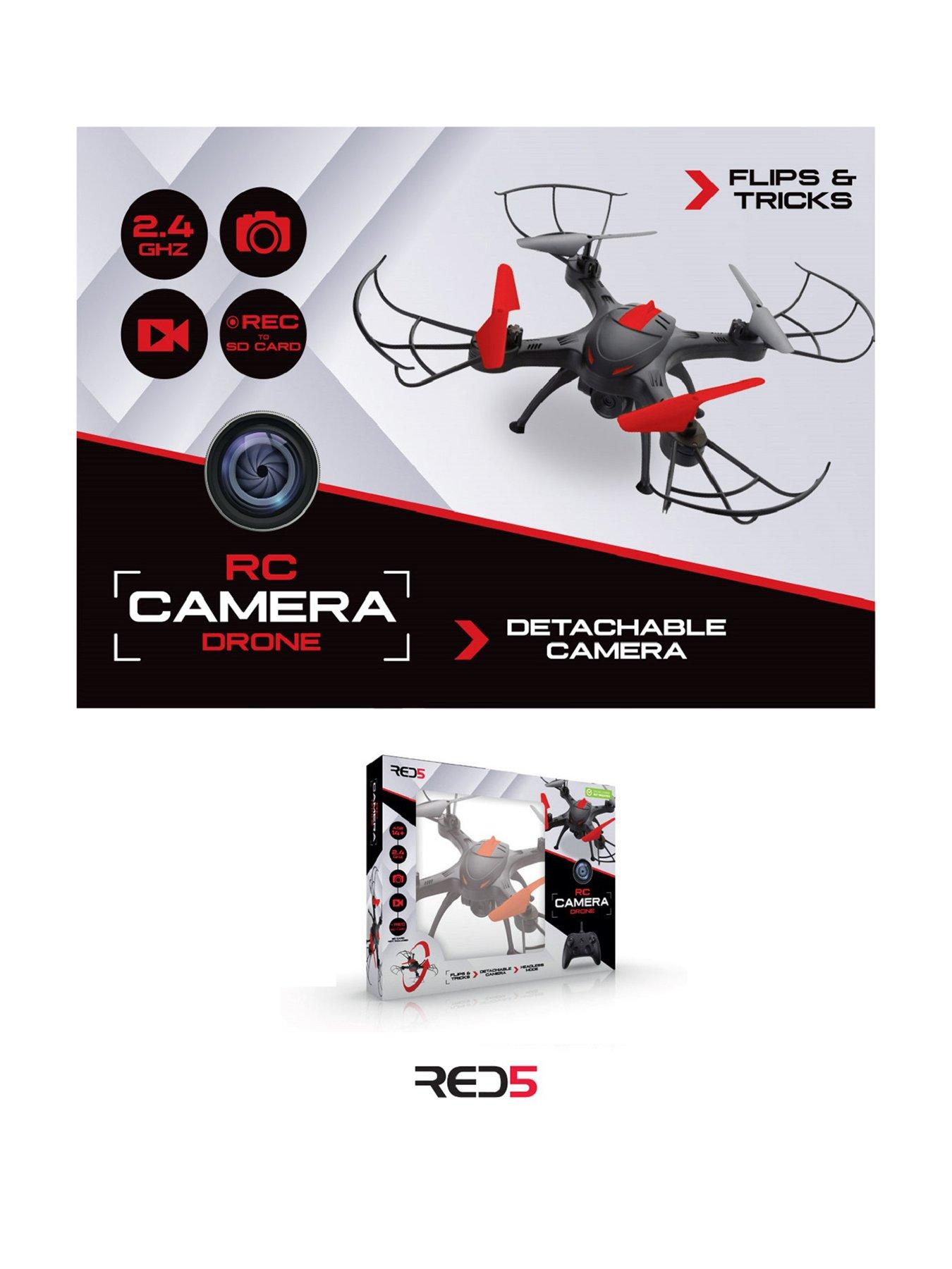 red 5 drone with camera