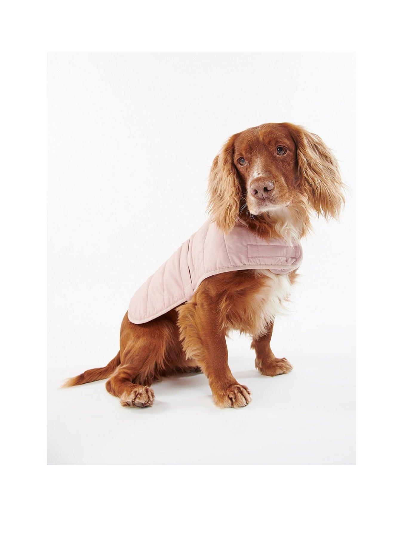 Product photograph of Barbour Pets Baffle Dog Coat - Blush Small from very.co.uk