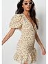 missguided-missguided-woven-puff-sleeve-mini-dress-ditsy-whiteoutfit
