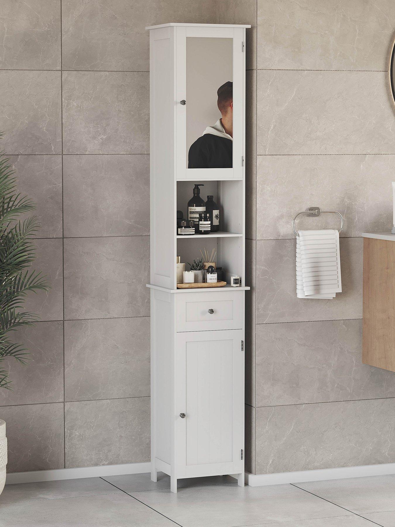 Bath Vida Priano 2 Door Tall Cabinet With Mirror
