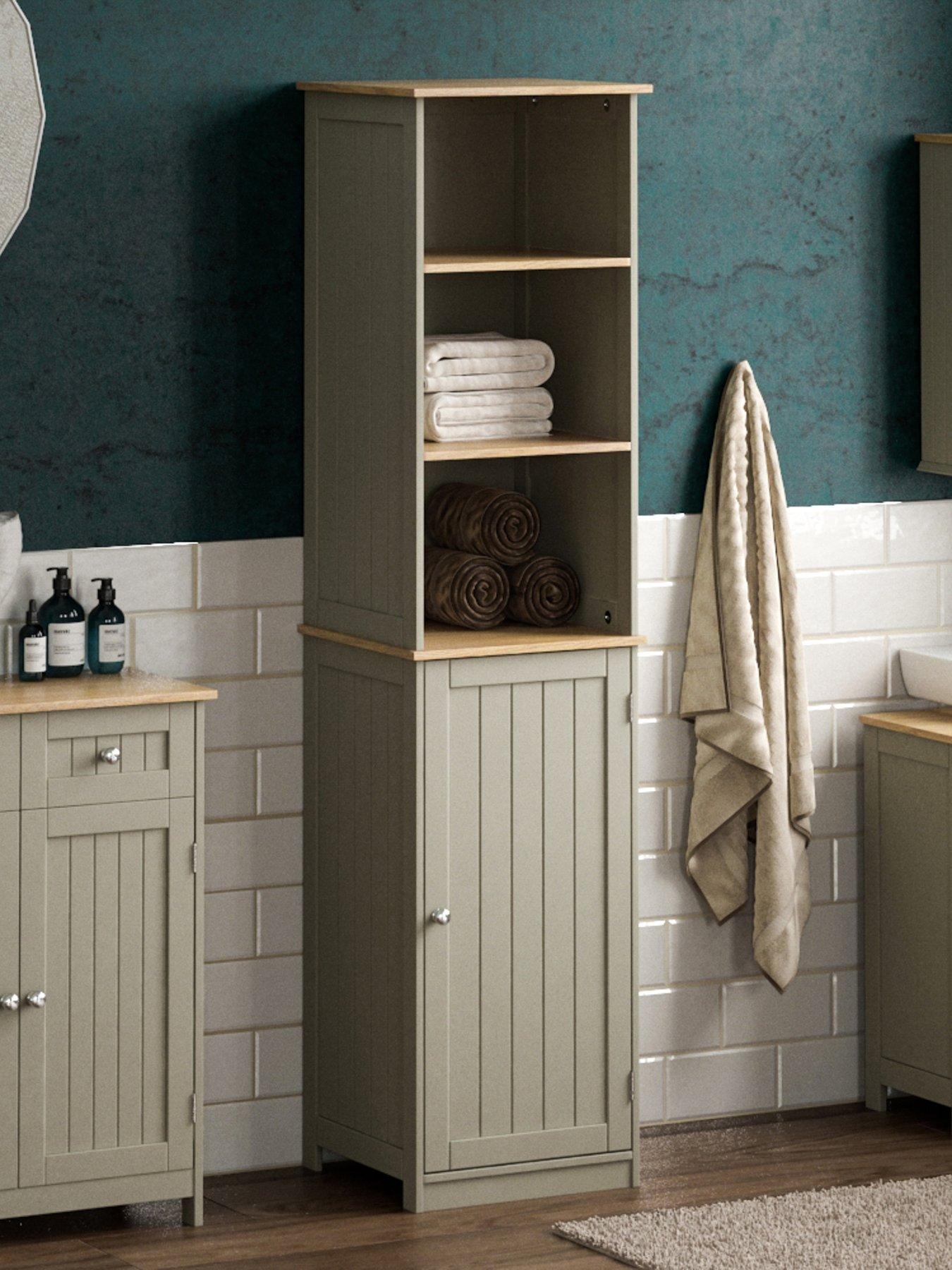 undefined Priano 1 Door, 2 Shelf Tall Cabinet