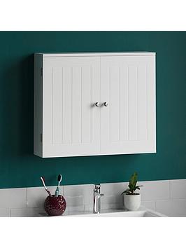 Product photograph of Bath Vida Priano 2 Door Wall Cabinet from very.co.uk