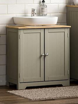 Product photograph of Bath Vida Priano 2 Door Under Sink Cabinet from very.co.uk