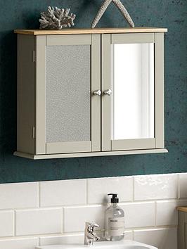 Product photograph of Bath Vida Priano 2 Door Mirrored Wall Cabinet from very.co.uk