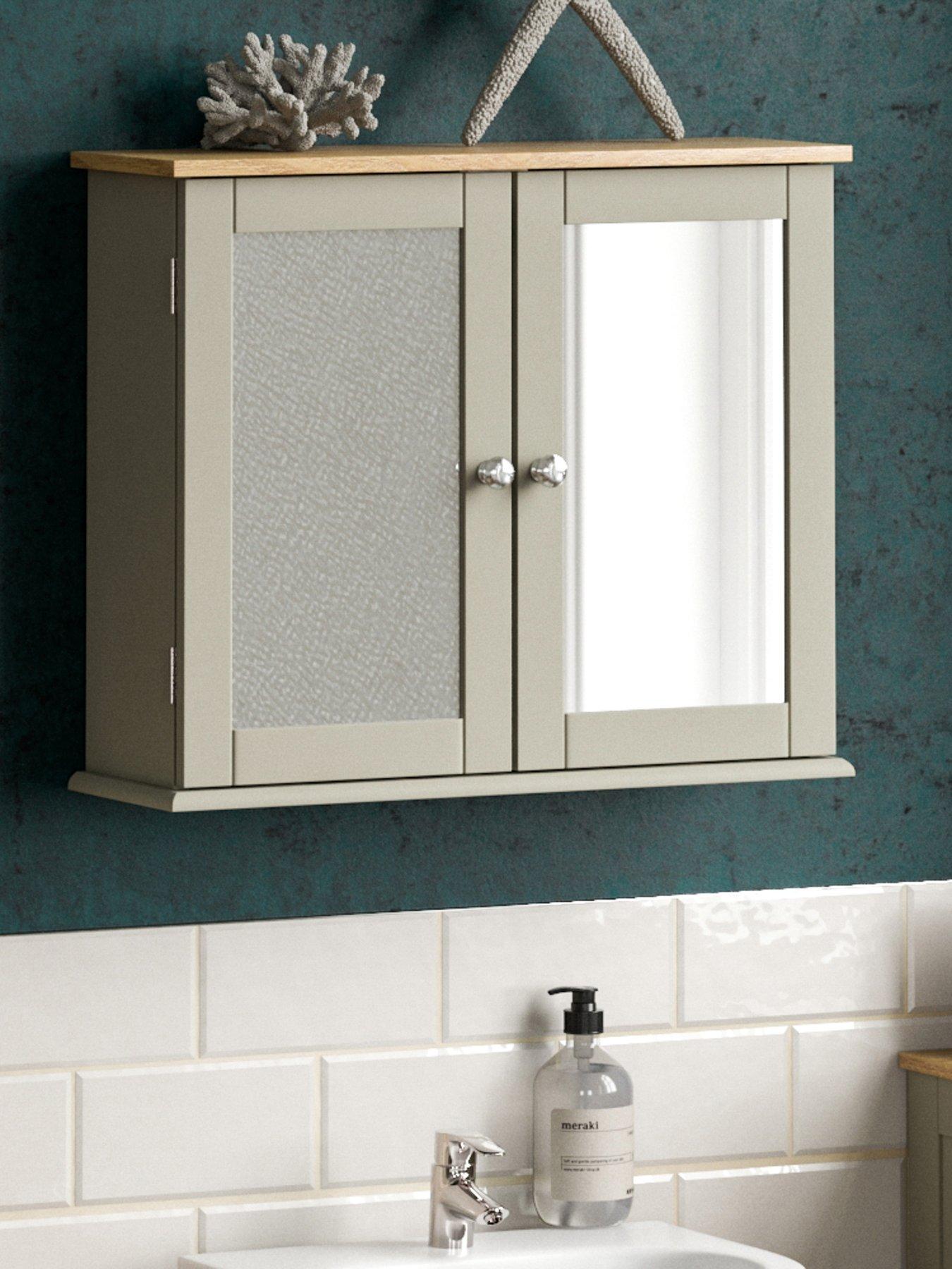undefined Priano 2 Door Mirrored Wall Cabinet