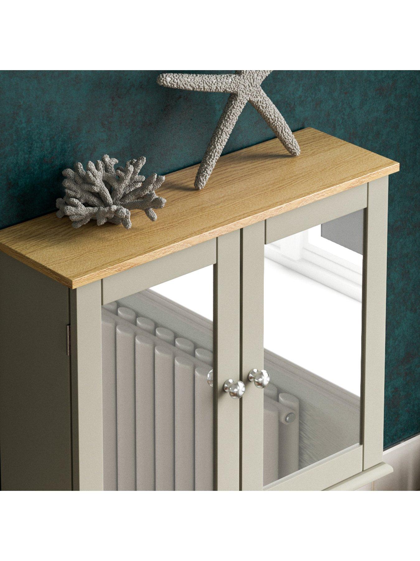 Image 4 of 5 of Bath Vida Priano 2 Door Mirrored Wall Cabinet