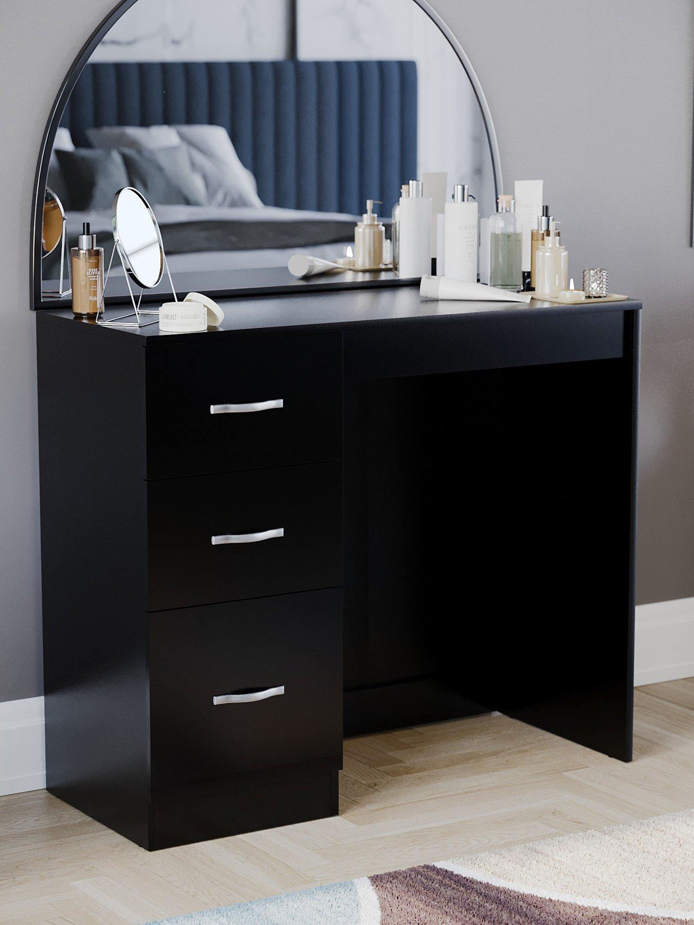 undefined Riano Dressing Table - Black
