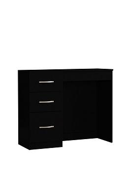 Product photograph of Vida Designs Riano Dressing Table - Black from very.co.uk