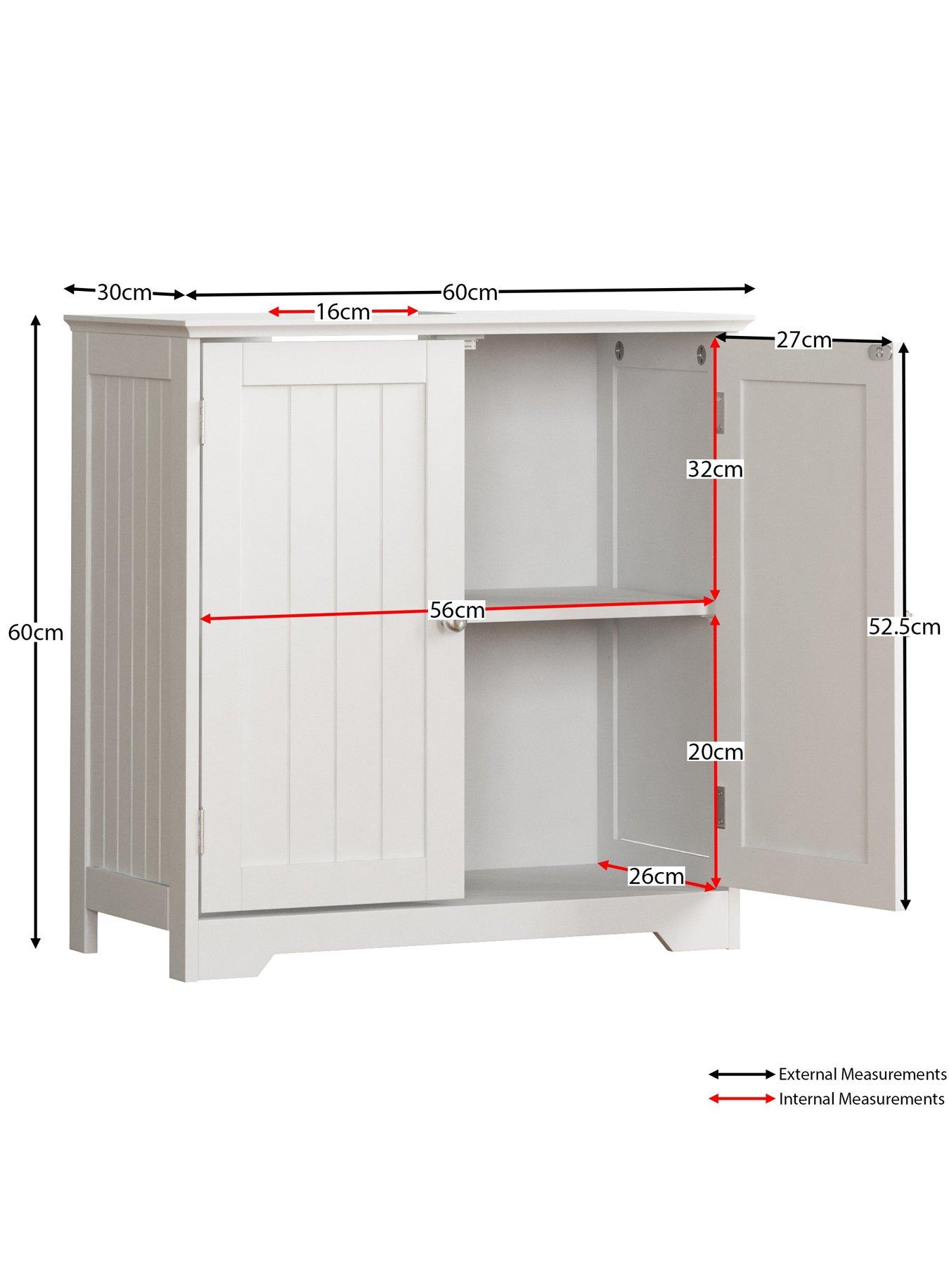 Image 6 of 6 of Bath Vida Priano 2 Door Under Sink Cabinet