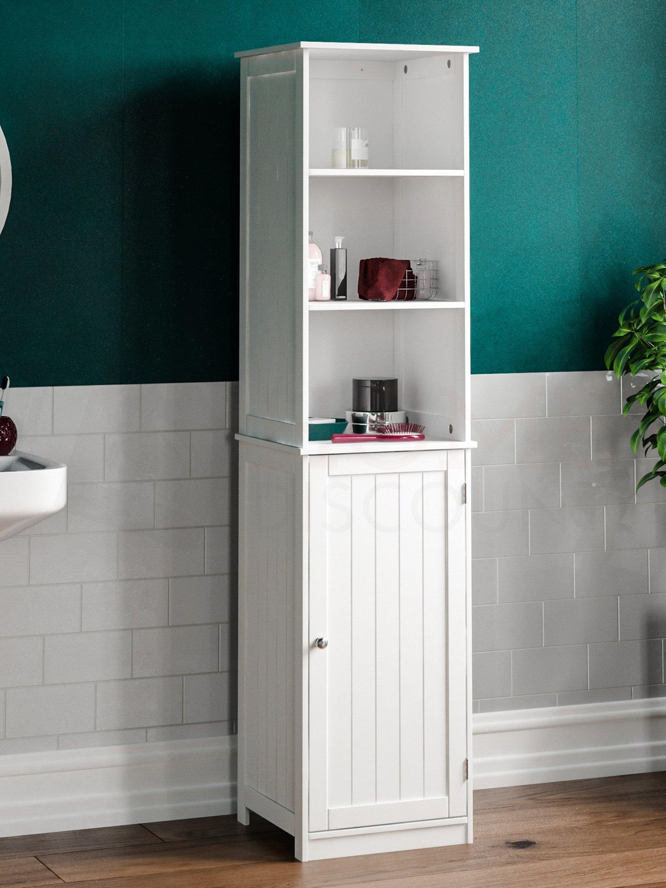 undefined Priano 1 Door 2 Shelf Tall Cabinet