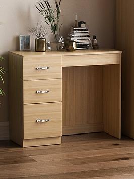Product photograph of Vida Designs Riano Dressing Table - Pine from very.co.uk