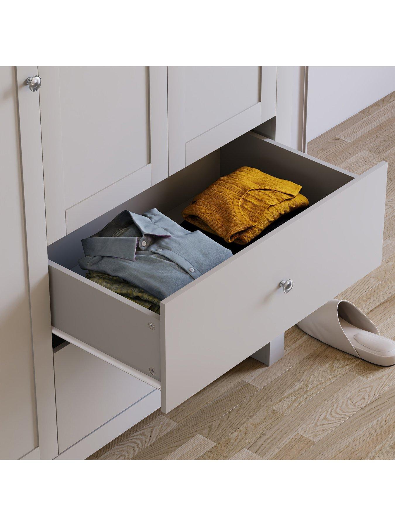 Kidsmill Savigno Babykamer Grijs | Bed 60 x 120 cm Commode Kast 3