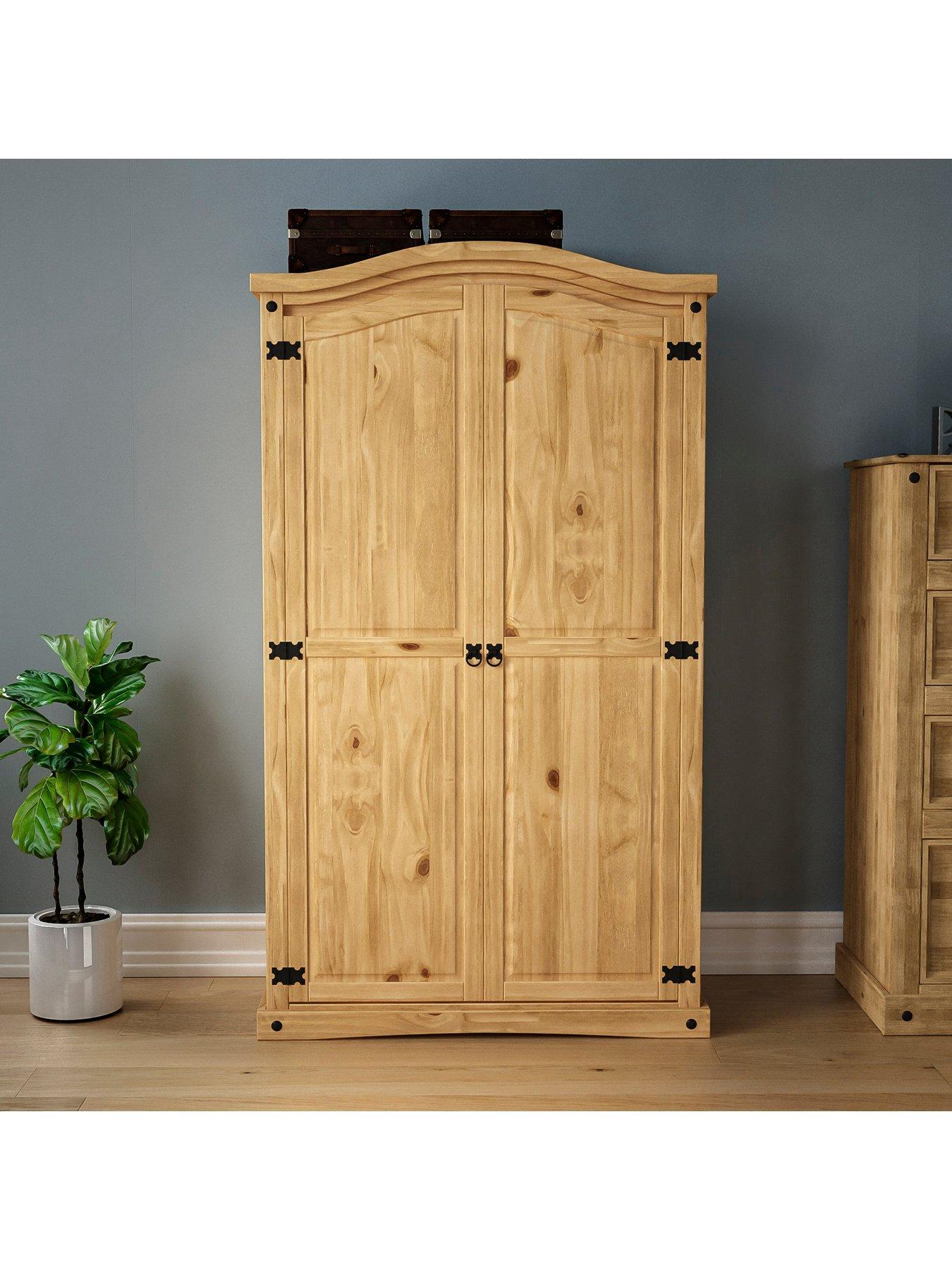 Product photograph of Vida Designs Corona 2 Door Wardrobe from very.co.uk