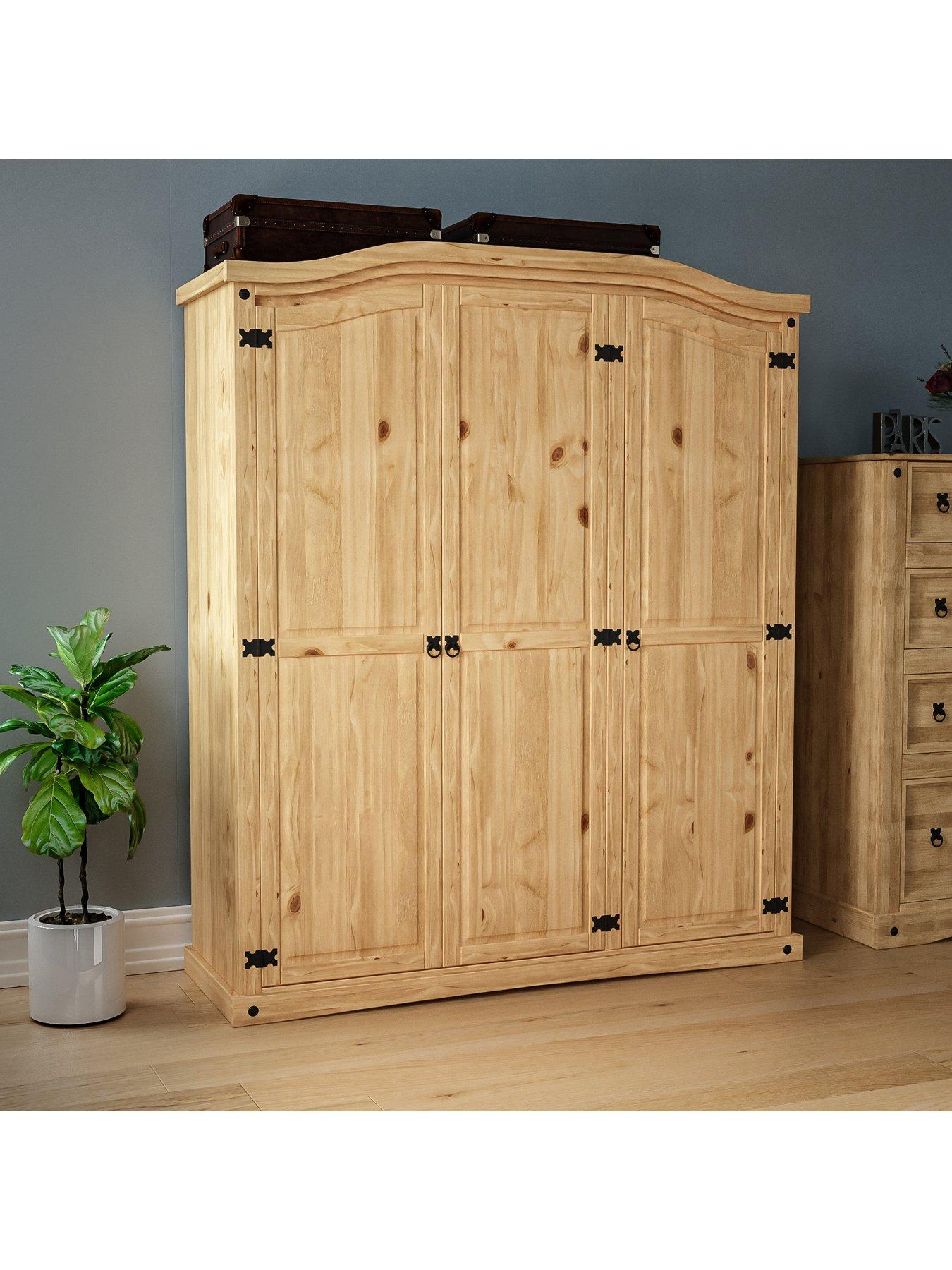 Vida Designs Corona 3 Door Wardrobe | Very.co.uk