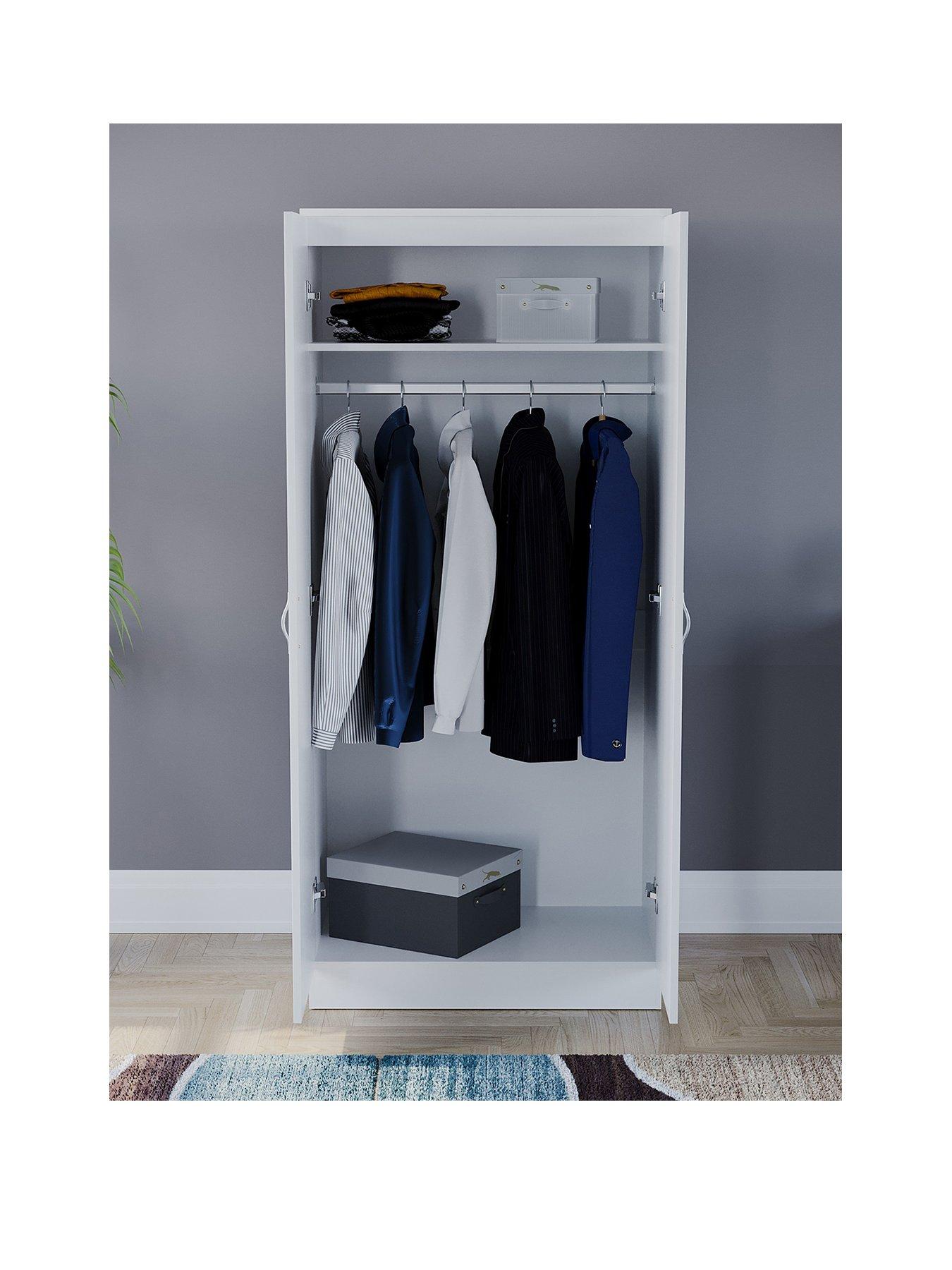 Image 3 of 6 of Vida Designs Riano 2 Door Wardrobe - White
