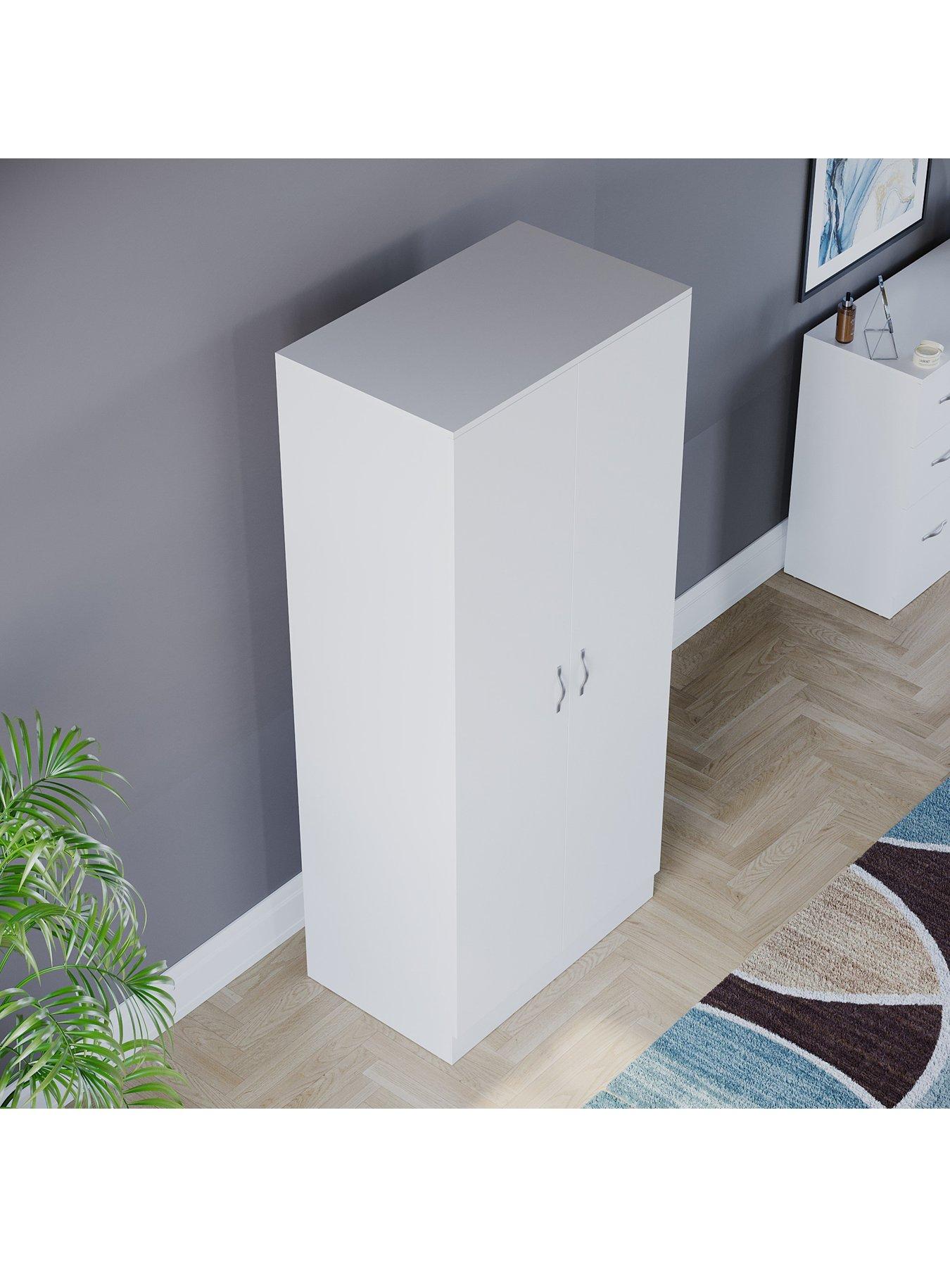 Image 4 of 6 of Vida Designs Riano 2 Door Wardrobe - White