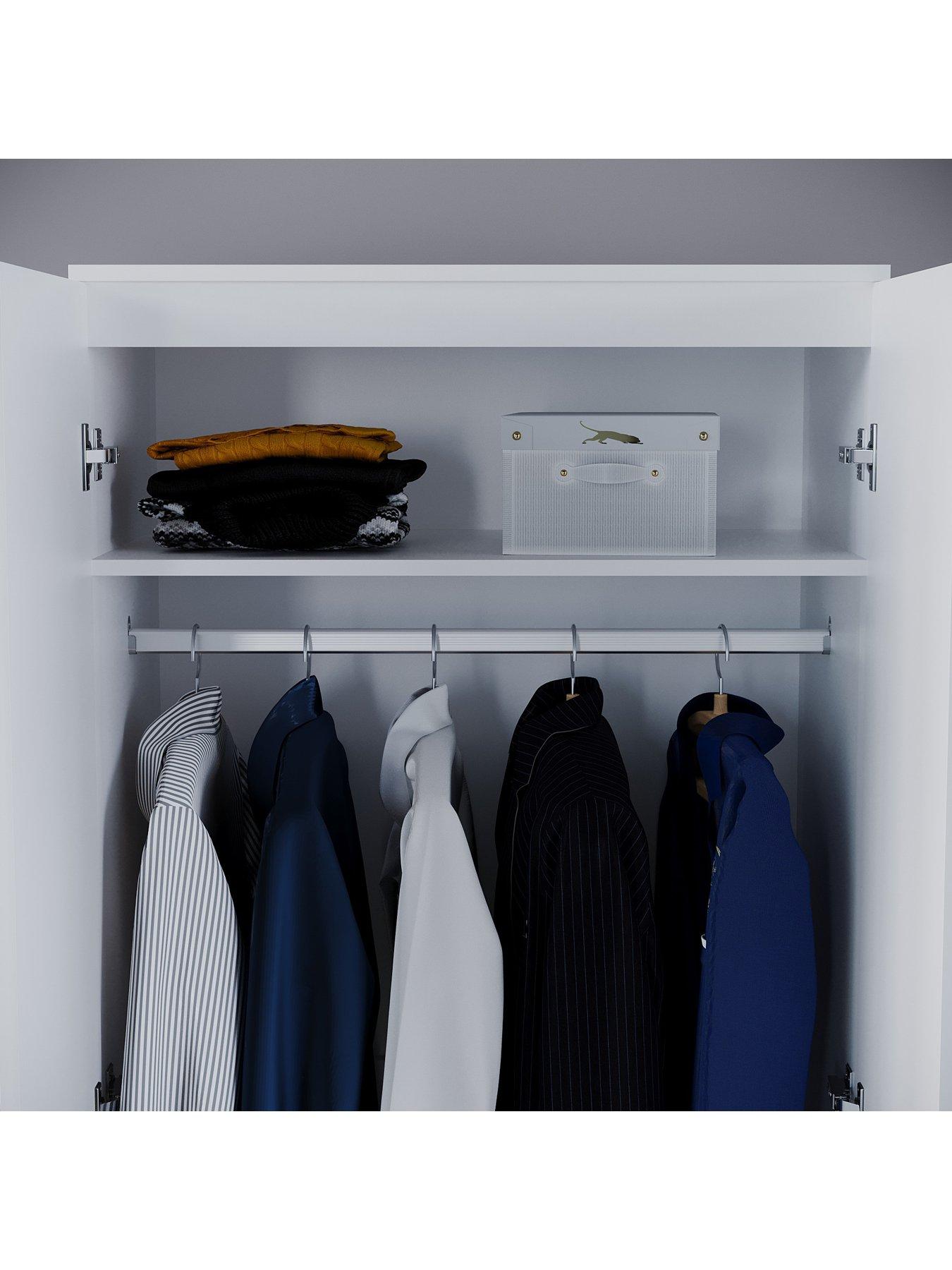 Image 5 of 6 of Vida Designs Riano 2 Door Wardrobe - White