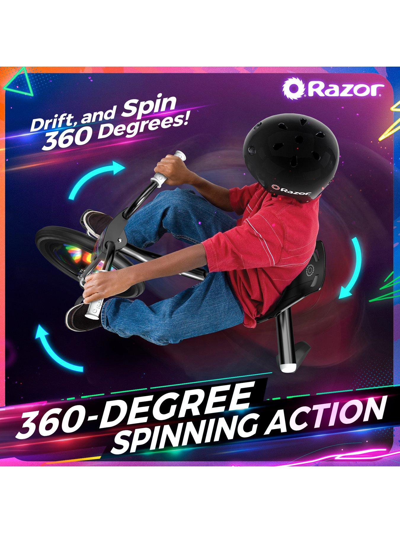 Razor Riprider 360 Lightshow LED Trike - Black | Very