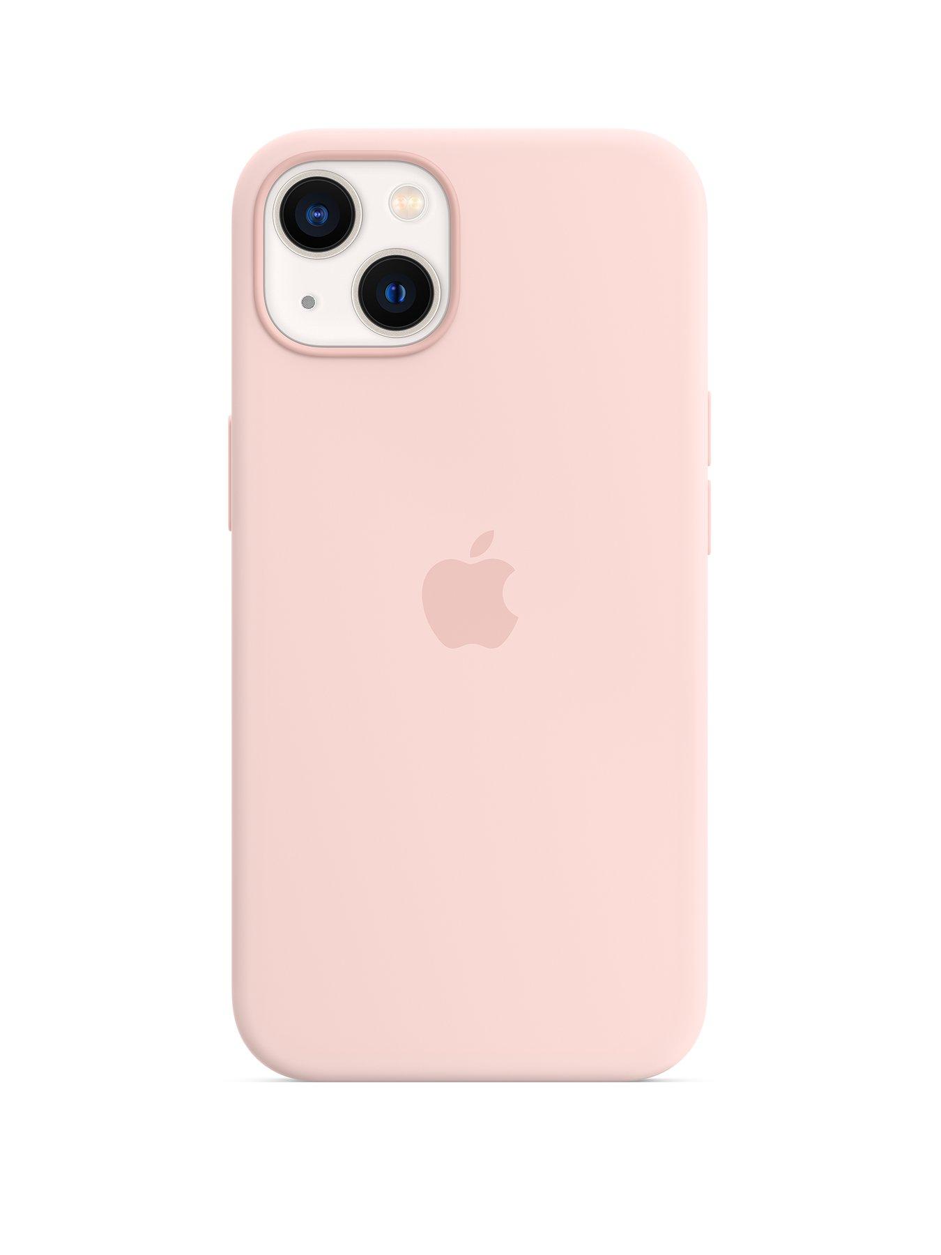 Apple iPhone 13 Silicone Case with MagSafe – Chalk Pink | very.co.uk