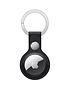  image of apple-airtag-leather-key-ring-midnight