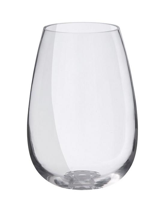 front image of very-home-clear-glass-vase