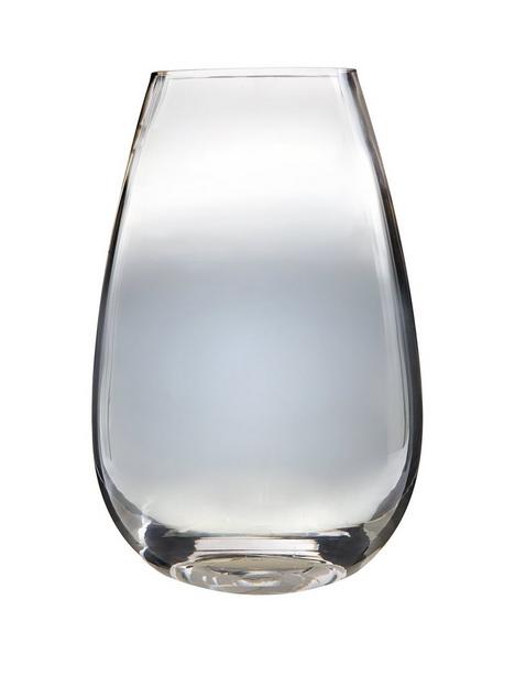 very-home-silver-ombre-tinted-glass-vase