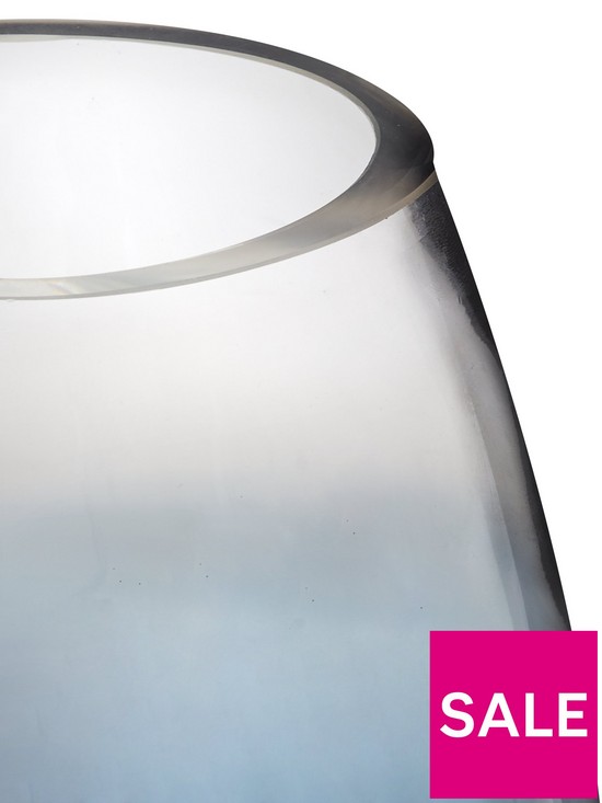 stillFront image of very-home-silver-ombre-tinted-glass-vase