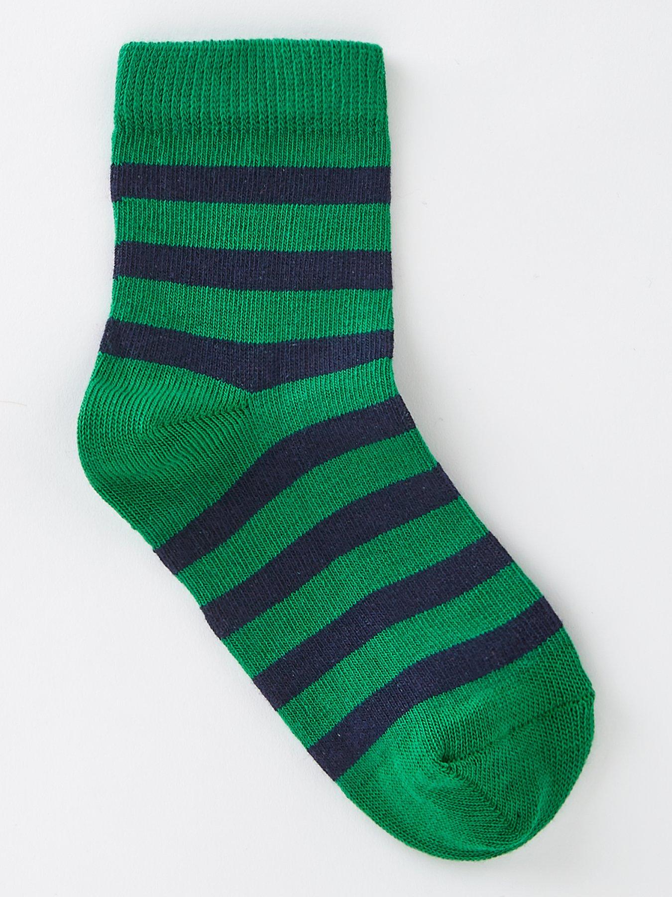 Boys Striped Socks 7 Pack Multi