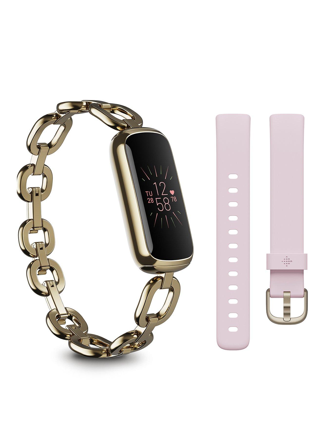 Fitbit Luxe Special Edition - Soft Gold/Peony | very.co.uk