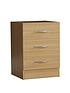  image of vida-designs-riano-3-drawer-bedside-chest
