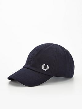 fred-perry-pique-classic-baseball-cap-navy